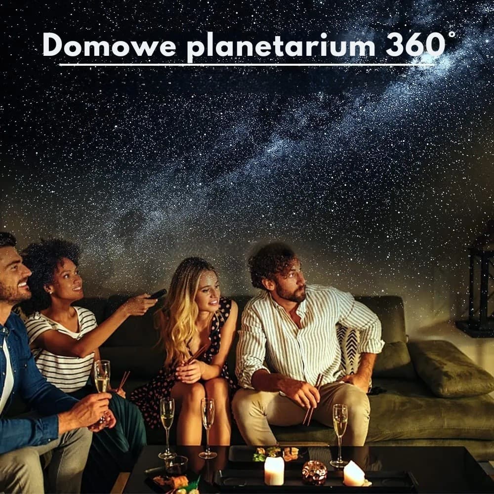 Domowe planetarium z realisytcznymi zdjęciami